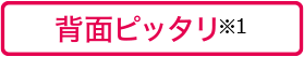 背面ピッタリ