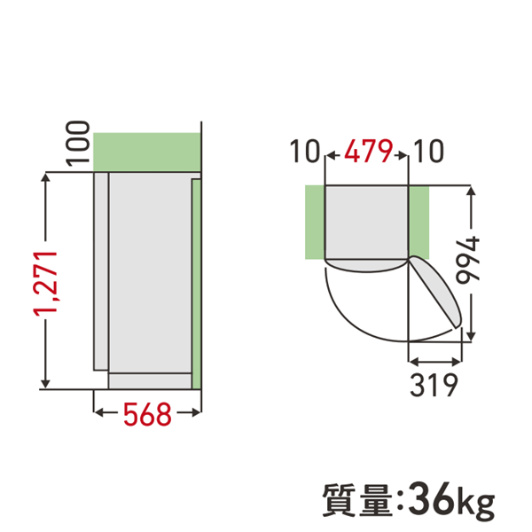 設置寸法