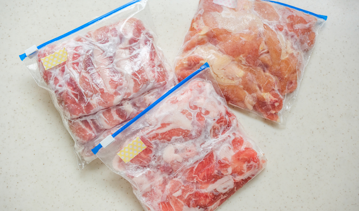 お肉の下味冷凍1